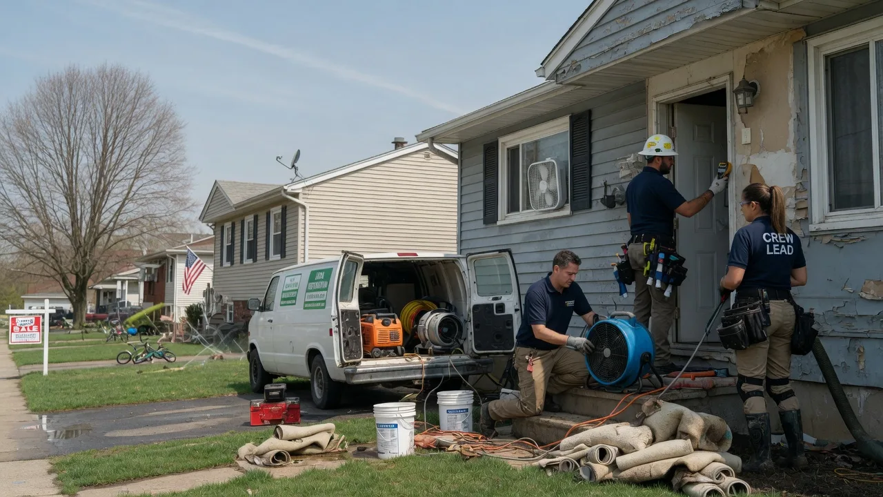Flood Cleanup in Folsom, CA near me